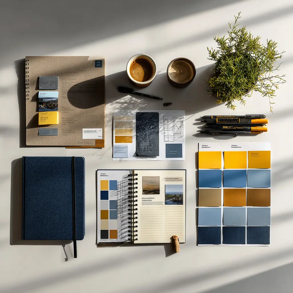Visual identity materials